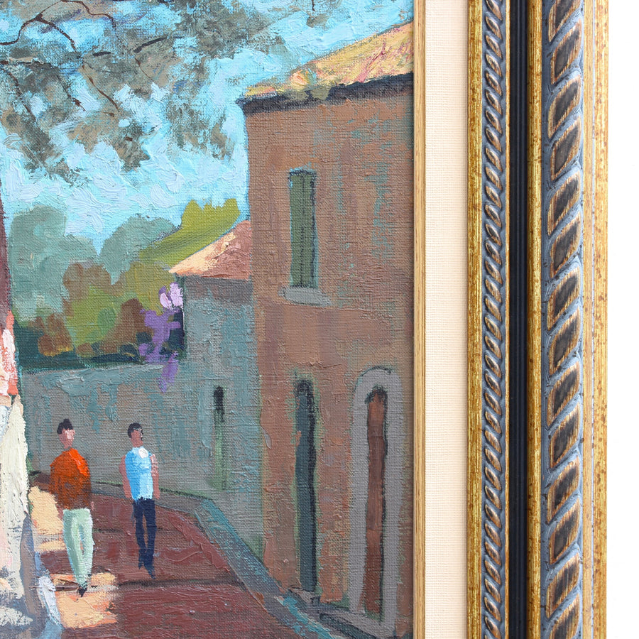 'The Walk in Roquebrune' by Henri Auchere (circa 1980s)