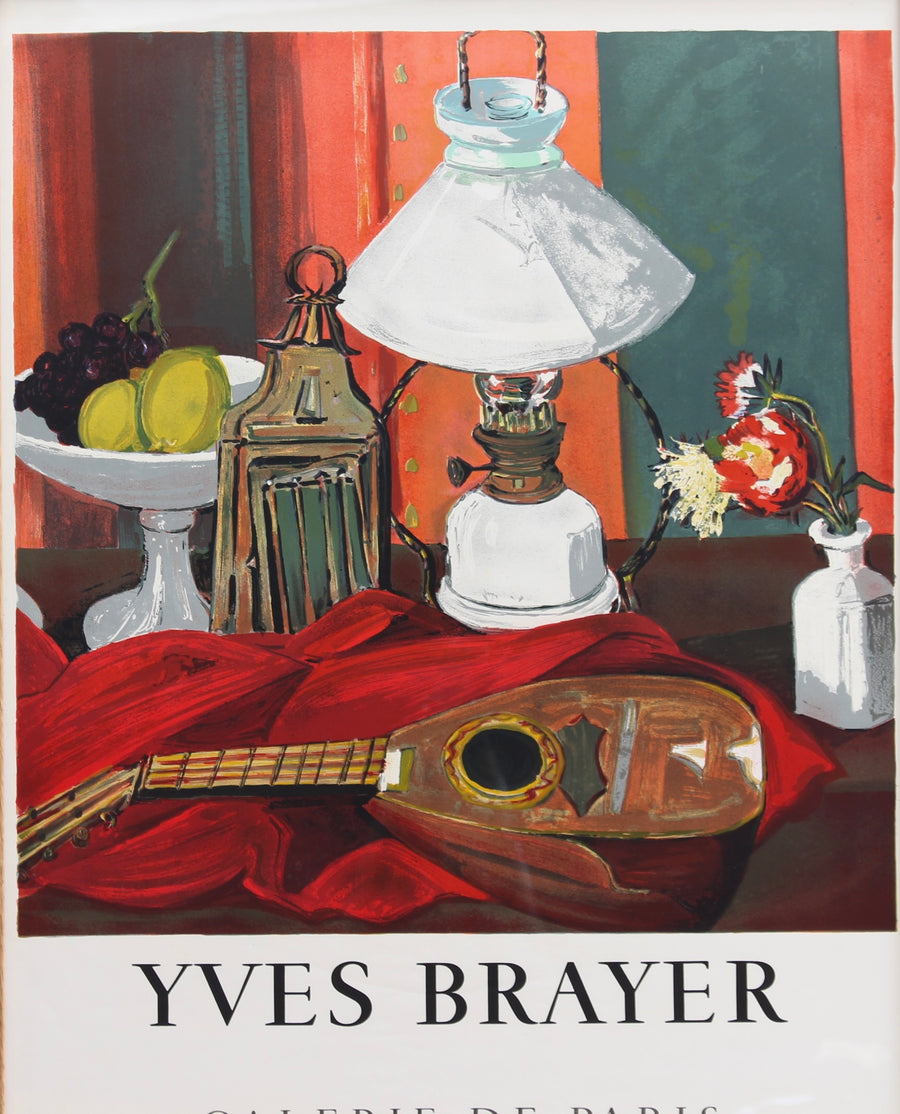 French Vintage Exhibition Poster for Yves Brayer (1969) - Galerie de Paris