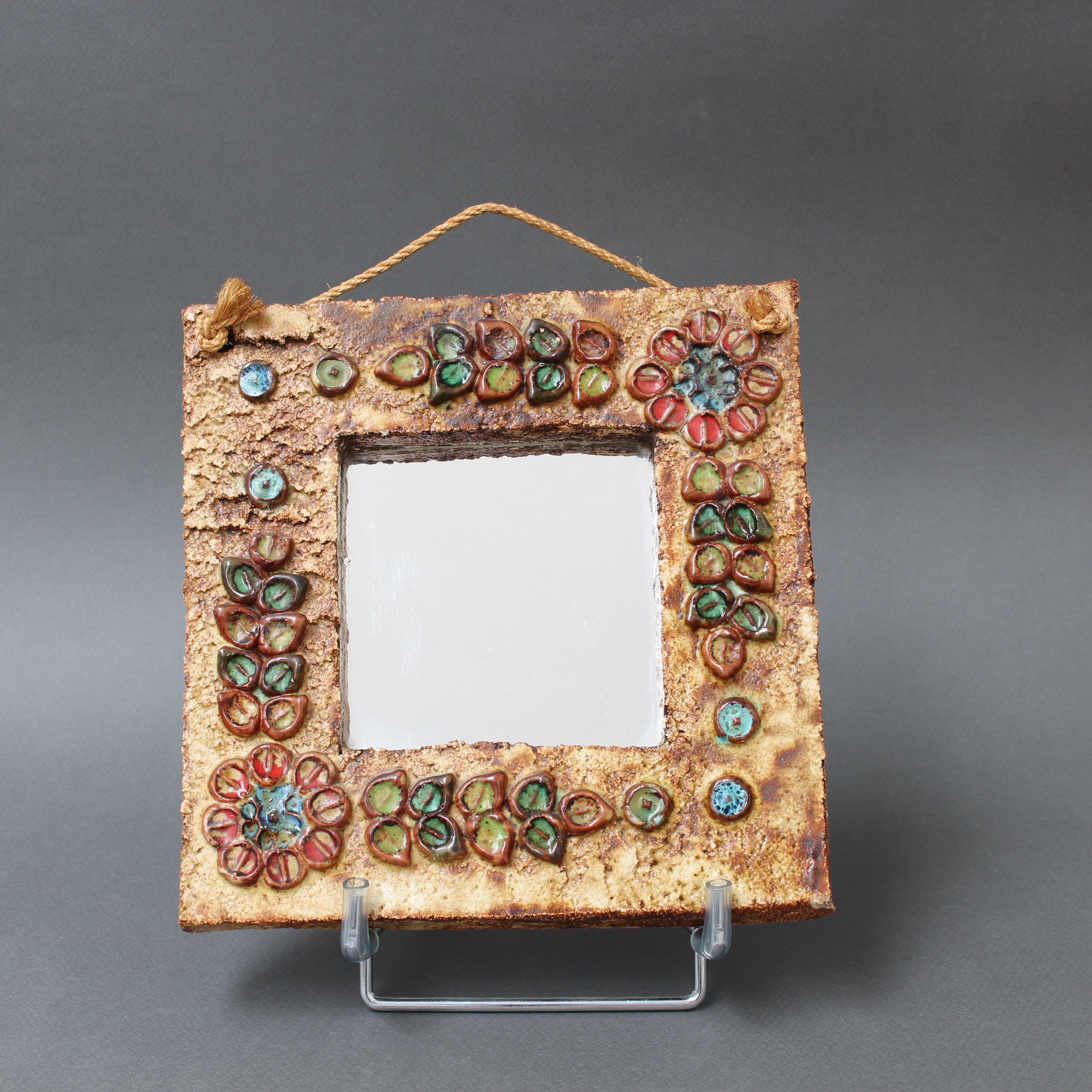 Vintage French Ceramic Wall Mirror by La Roue (circa 1960s) – Bureau of  Interior Affairs (BIA London)