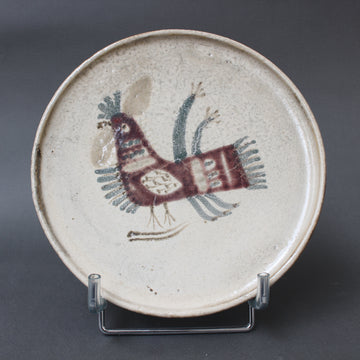 Mid-century French Ceramic Decorative Plate by Le Mûrier (circa 1960s)