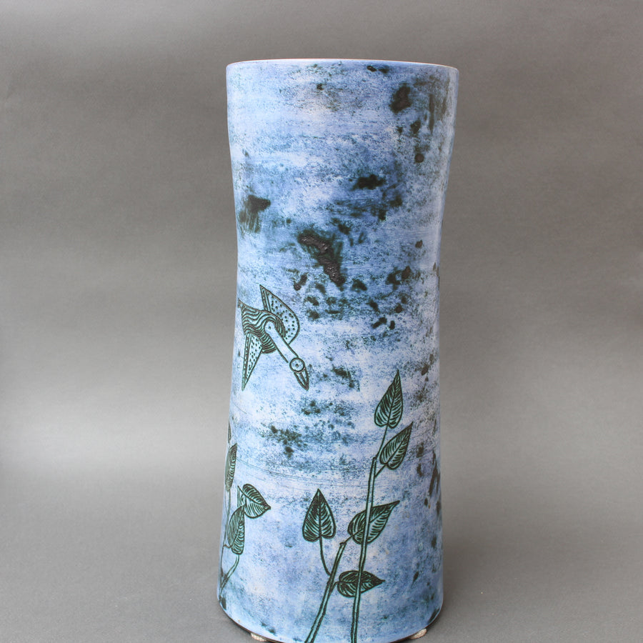Mid-Century French Ceramic Vase by Jacques Blin (circa 1950s) - Large