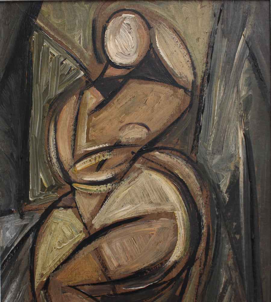 'Reclining Nude' by STM (circa 1940s - 1950s)