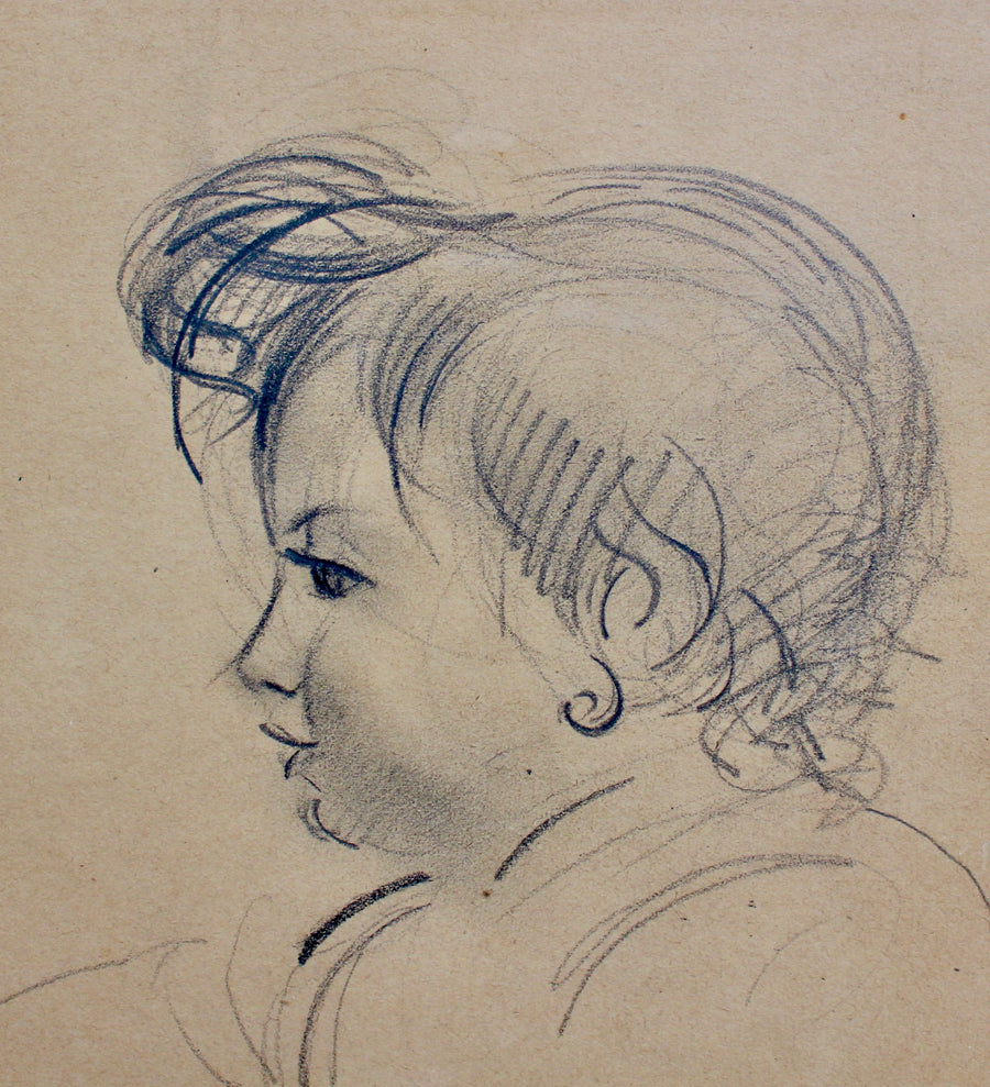 'Portrait of a Young Girl' by Guillaume Dulac (circa 1920s)