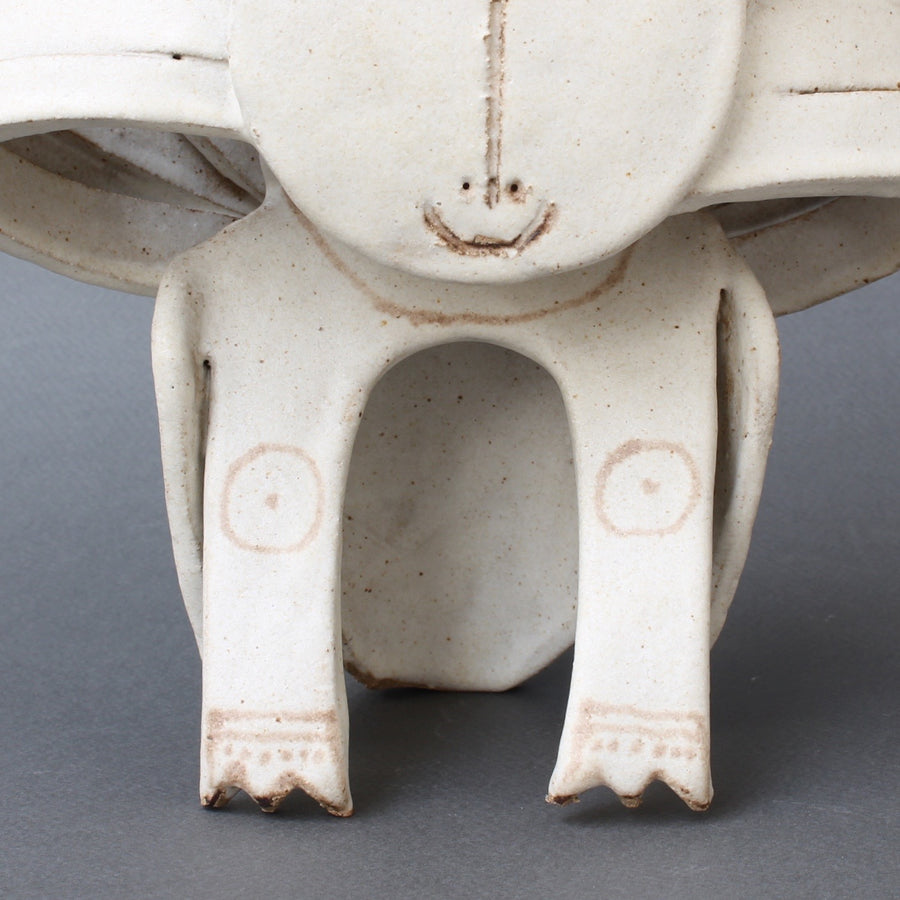 Ceramic Lion Sculpture by Bruno Gambone (Circa 1970s)