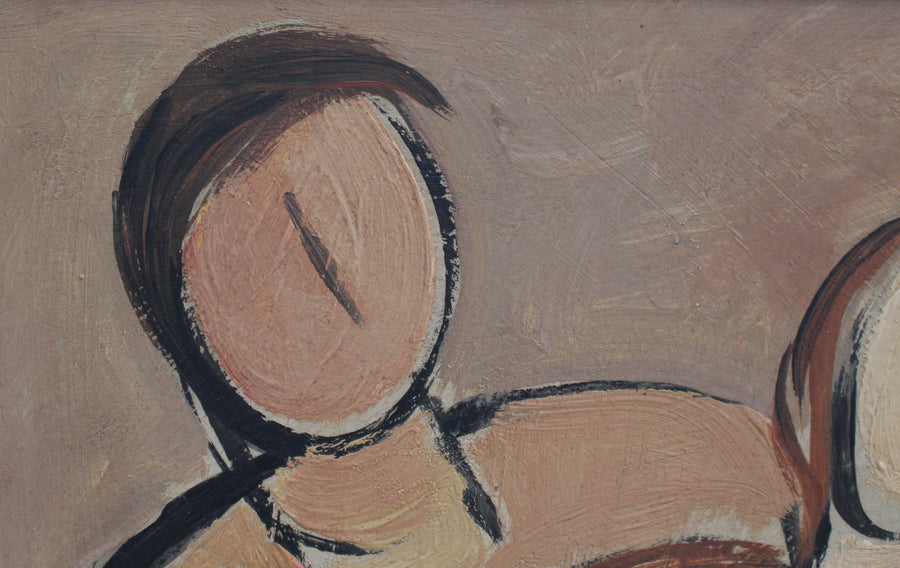 'Portrait of Seated Nudes' by STM (circa 1940s - 1960s)