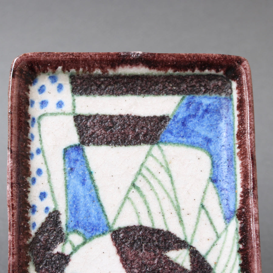 Decorative Italian Ceramic Tray / Plate by Guido Gambone (circa 1950s)