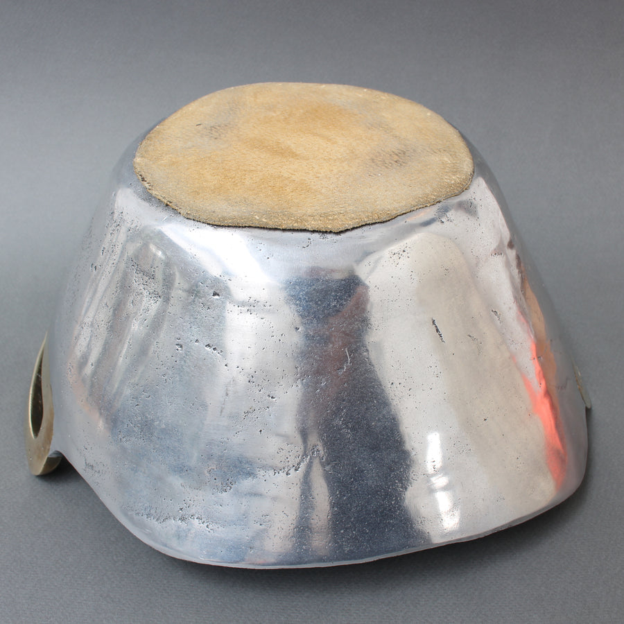 Vintage Aluminium and Brass Bowl by David Marshall (circa 1980s)