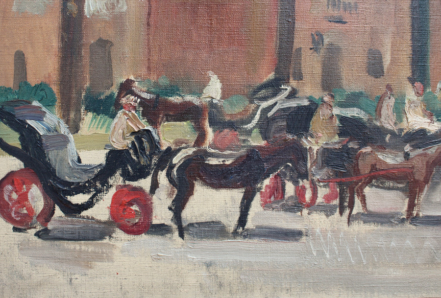 'Piazza di Spagna Roma' by Yves Brayer (1933)