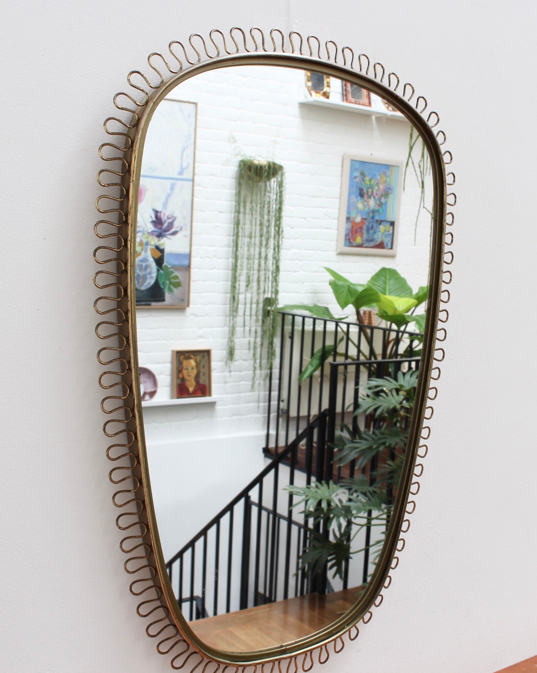 wall mirror / 昭和レトロ HTF 1980 Syroco 2107 Ornate Hollywood Regency Gold Wall