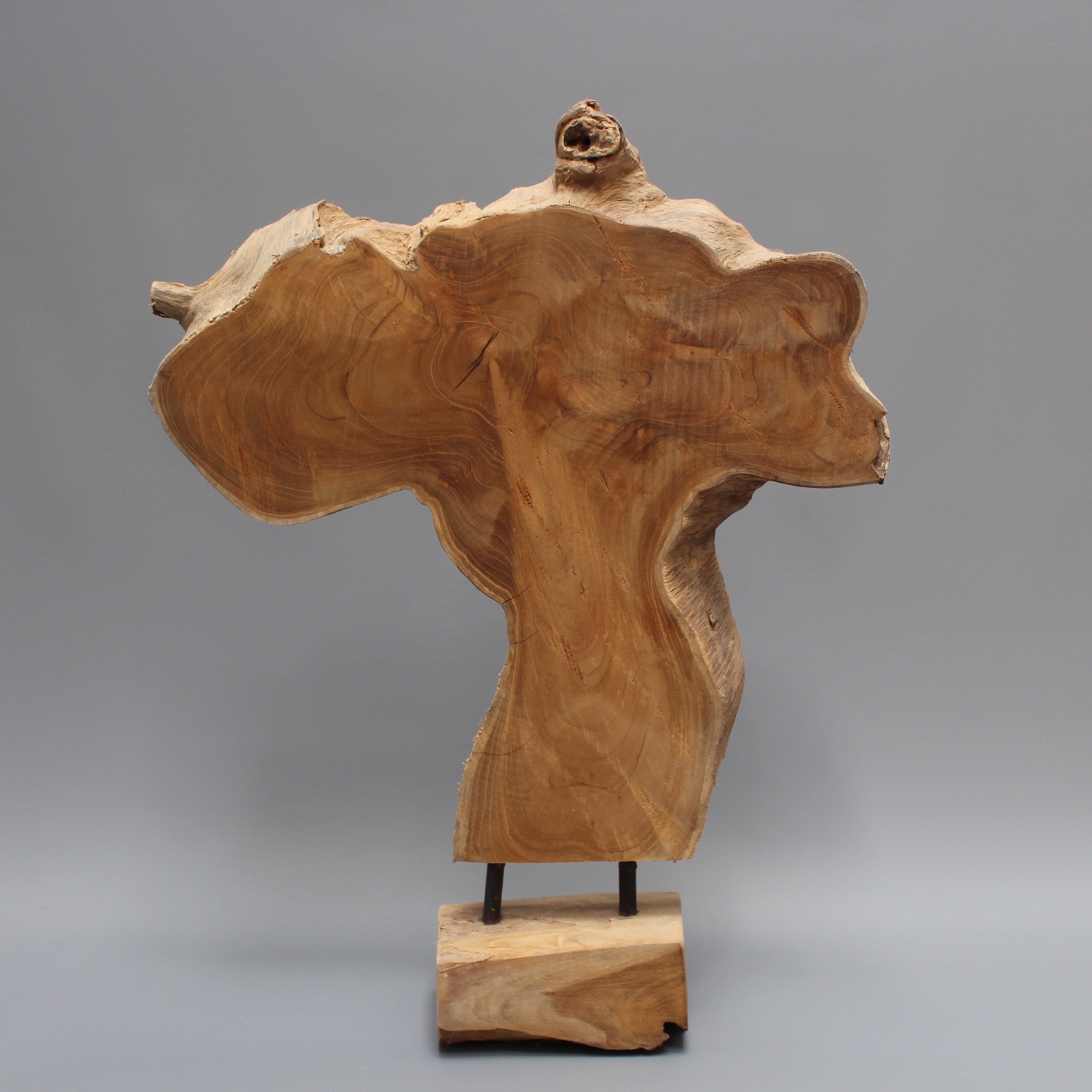 Sold At Auction: ABSTRACT MODERN WOOD SCULPTURE, 49% OFF