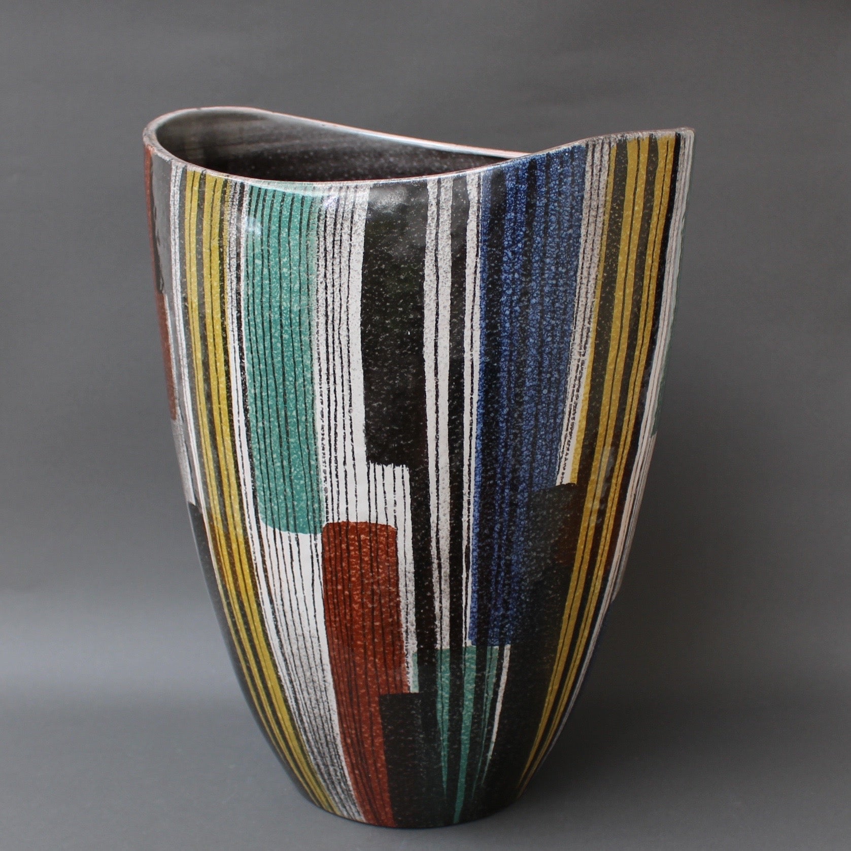 Mid-Century Italian Ceramic Vase (Circa 1950s) – Bureau of