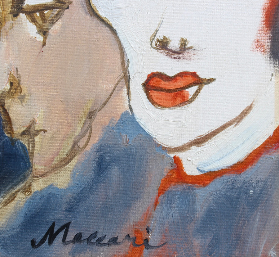 'Faces' by Mino Maccari (circa 1970s)