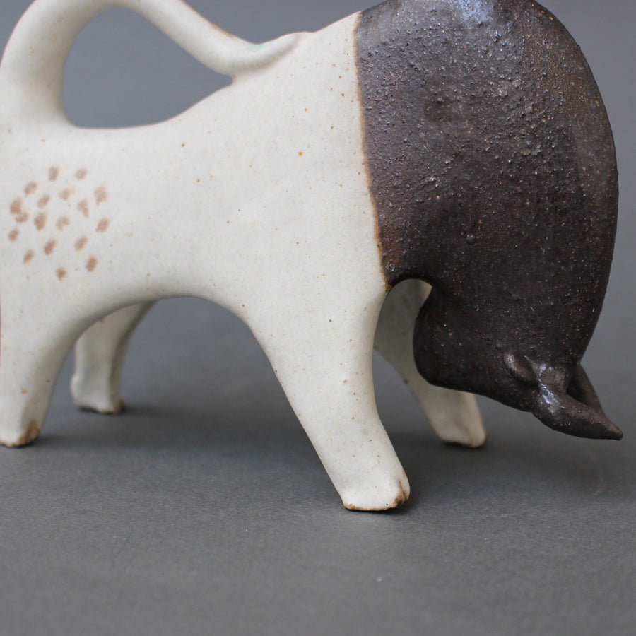 Ceramic Decorative Bull by Bruno Gambone (circa 1970s)