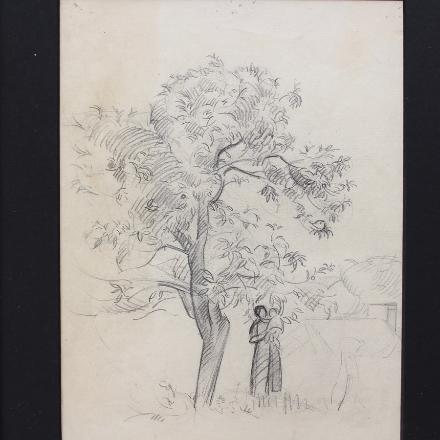 'Mother and Child Under Tree' by Guillaume Dulac (circa 1920s)