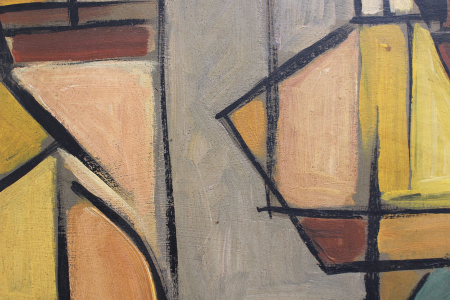 'Cubist Man and Woman' by STM (circa 1950s - 1970s)