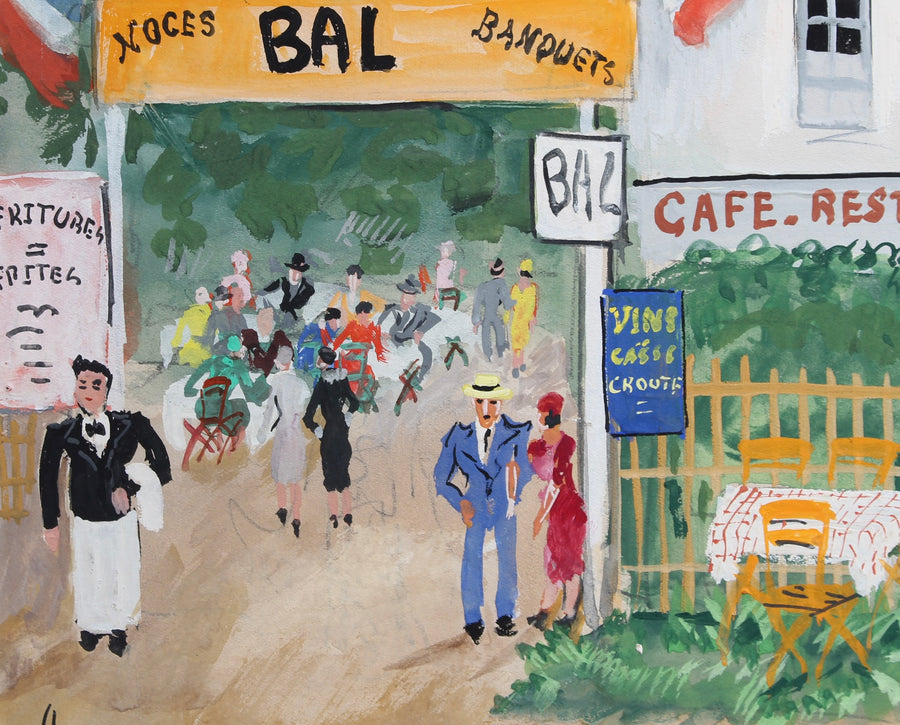 'Emile's Tavern' by Lucien Génin (circa 1930s)