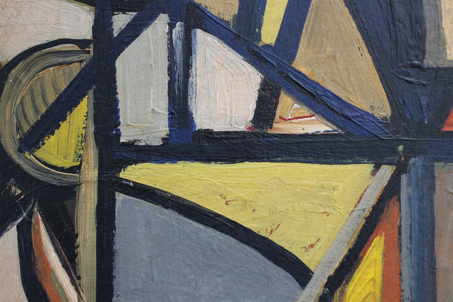 'Cubist Abstraction' by STM (circa 1950s-70s)
