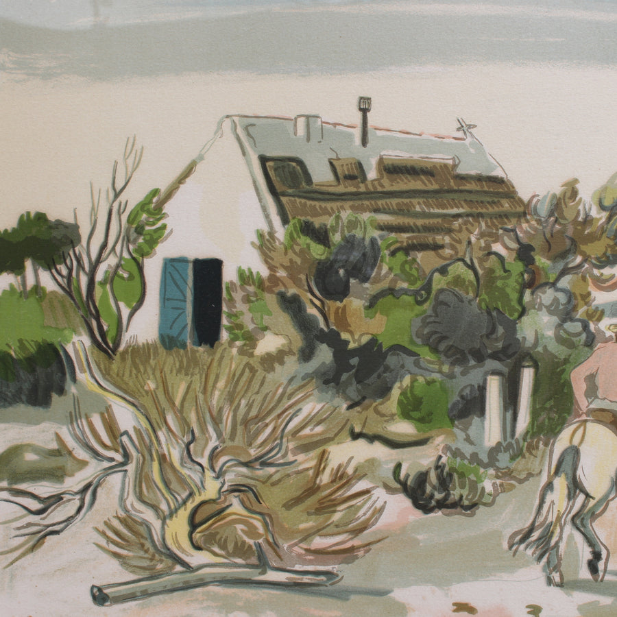 'La Cabane Gardianne' by Yves Brayer (1974)