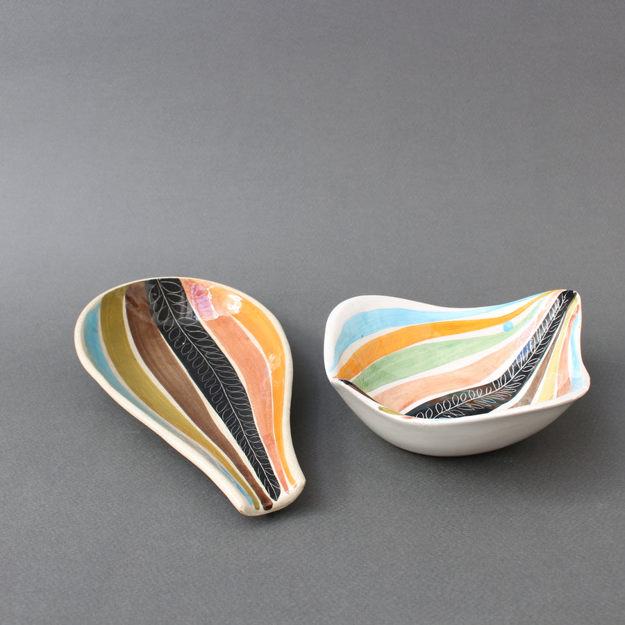 Set of 2 Earthenware Dishes by Alessio Tasca
