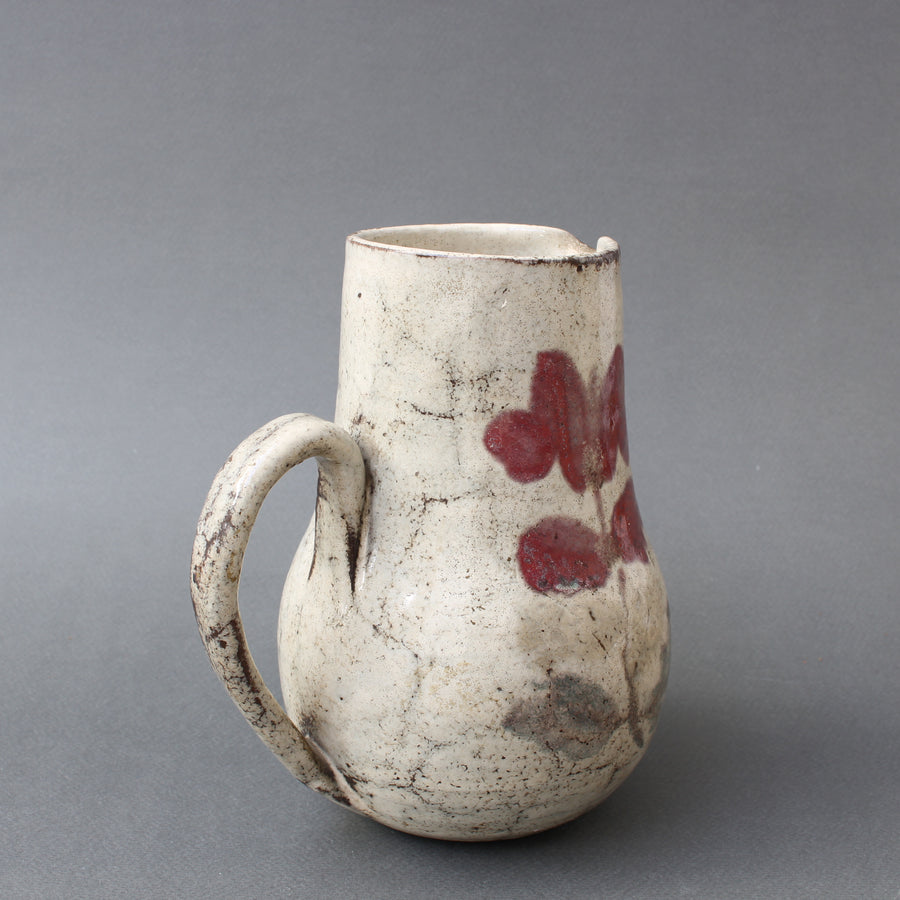 Vintage French Ceramic Pitcher by Le Mûrier (circa 1960s)