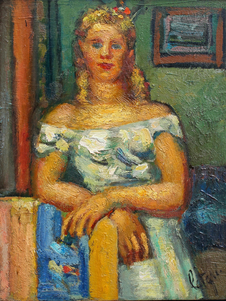 'Portrait of Renée' by Louis Latapie (1941)