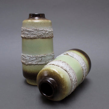 Pair of East German Pottery  Vases (Haldensleben)