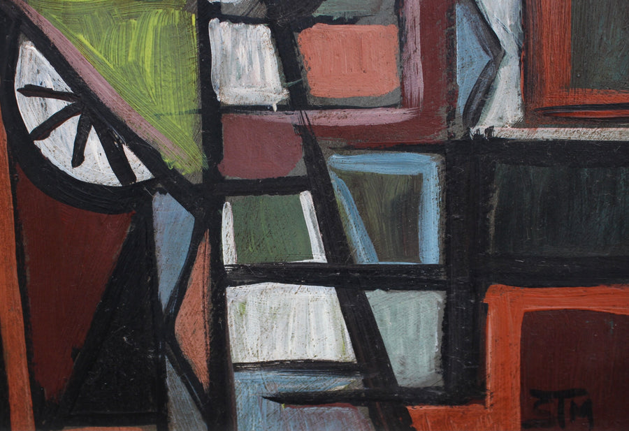 'Cubist Composition in Colour' by STM (circa 1970s)