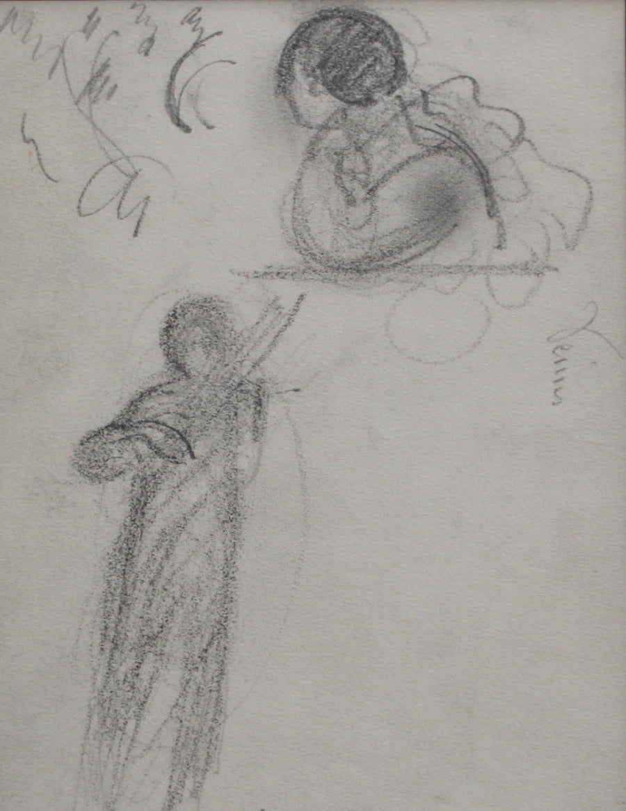 Set of Three Drawings by Guillaume Dulac (c. 1920s)