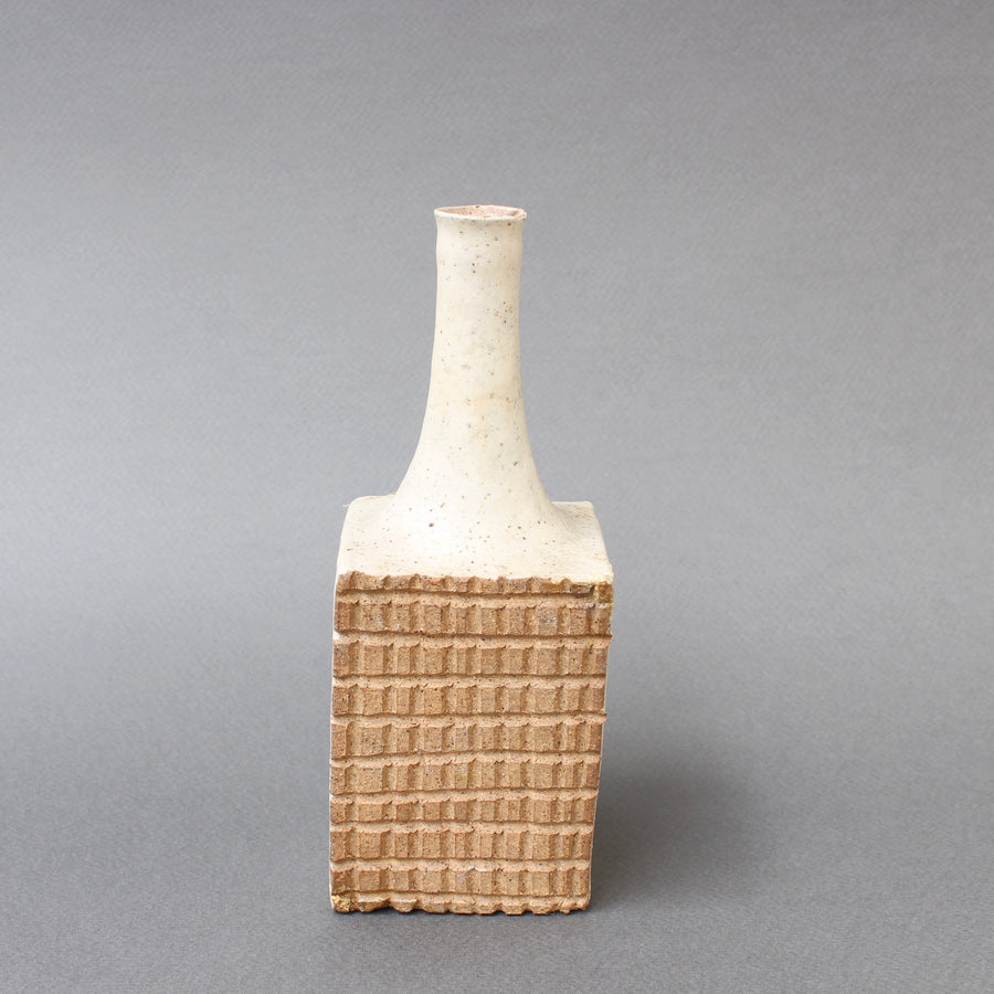 Italian Ceramic Decorative Bottle by Bruno Gambone (circa 1980s) - Small