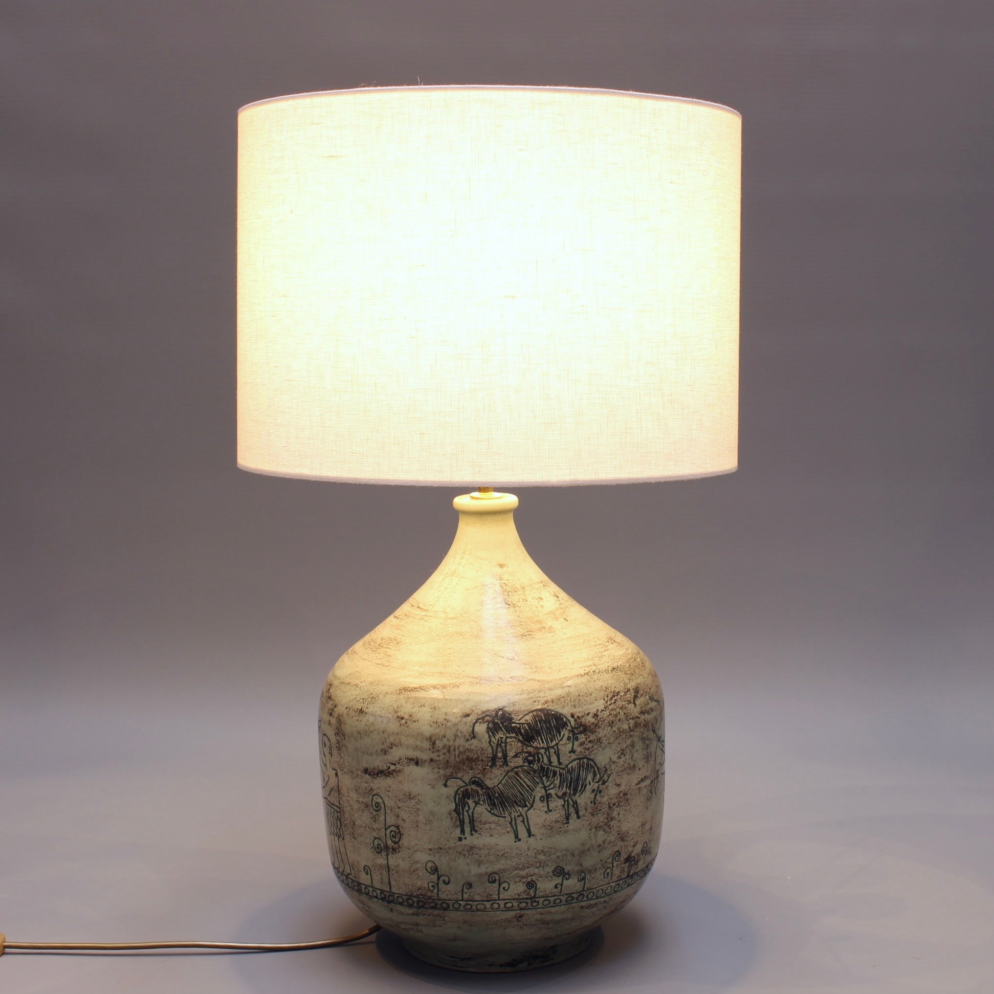 Japanese ceramic store lamp