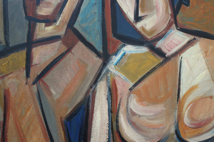 'Cubist Couple' by STM (circa 1970s)