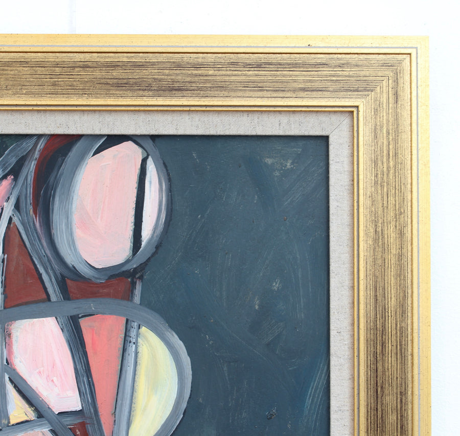 'Abstract Prism: Radiant Cubist Figure' by STM (circa 1970s)