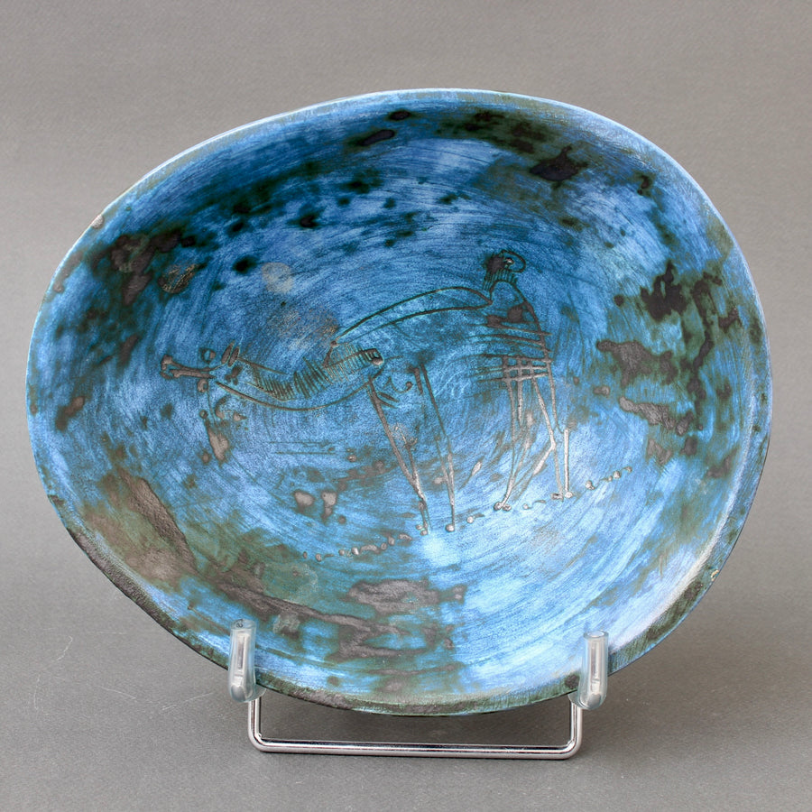 Mid-Century French Ceramic Decorative Bowl by Jacques Blin (circa 1950s)