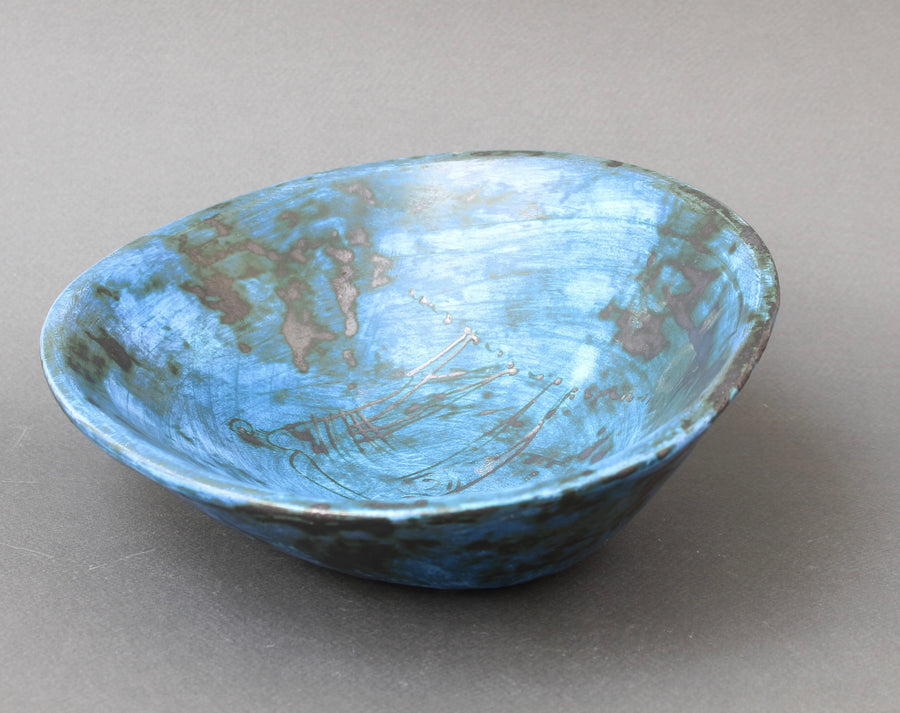 Mid-Century French Ceramic Decorative Bowl by Jacques Blin (circa 1950s)