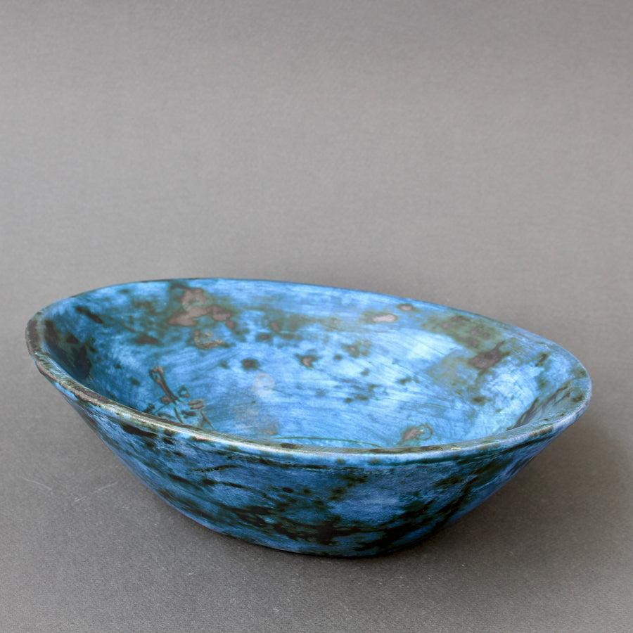 Mid-Century French Ceramic Decorative Bowl by Jacques Blin (circa 1950s)