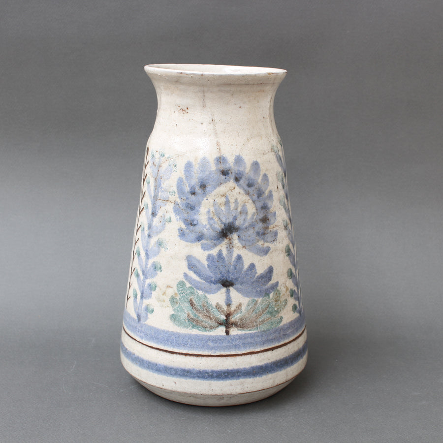 French Vintage Ceramic Flower Vase by Le Mûrier (circa 1960s)