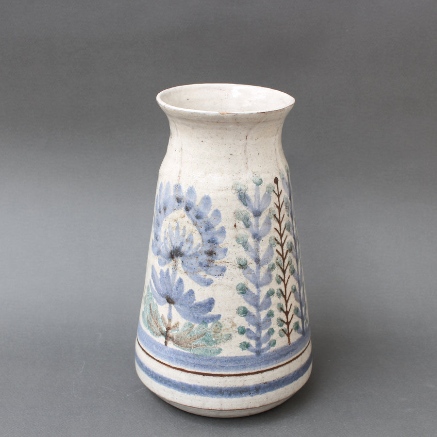 French Vintage Ceramic Flower Vase by Le Mûrier (circa 1960s)