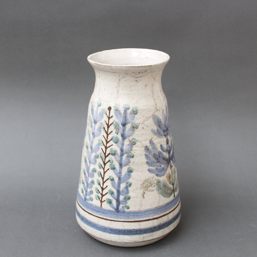 French Vintage Ceramic Flower Vase by Le Mûrier (circa 1960s)