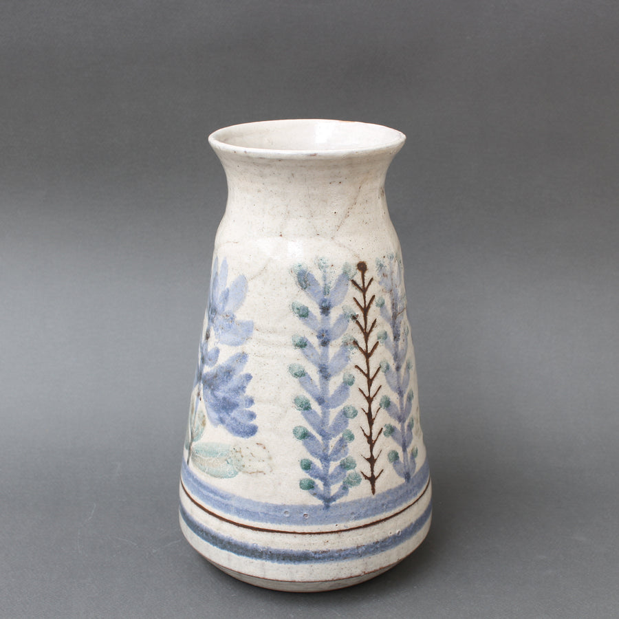 French Vintage Ceramic Flower Vase by Le Mûrier (circa 1960s)