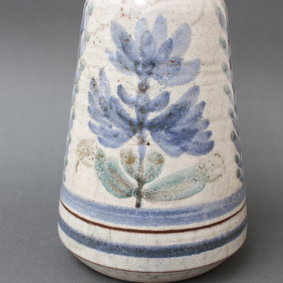 French Vintage Ceramic Flower Vase by Le Mûrier (circa 1960s)