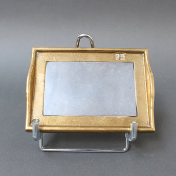 Vintage Aluminium and Brass Tray by David Marshall (circa 1980s) - Small