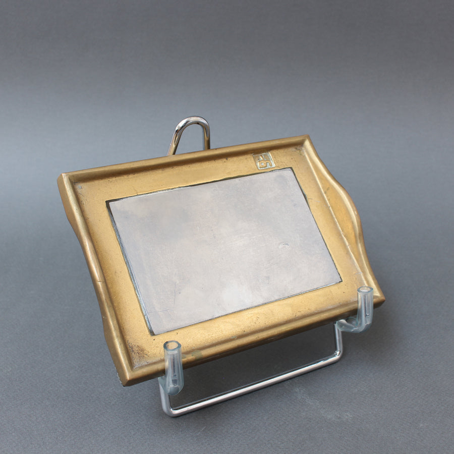 Vintage Aluminium and Brass Tray by David Marshall (circa 1980s) - Small