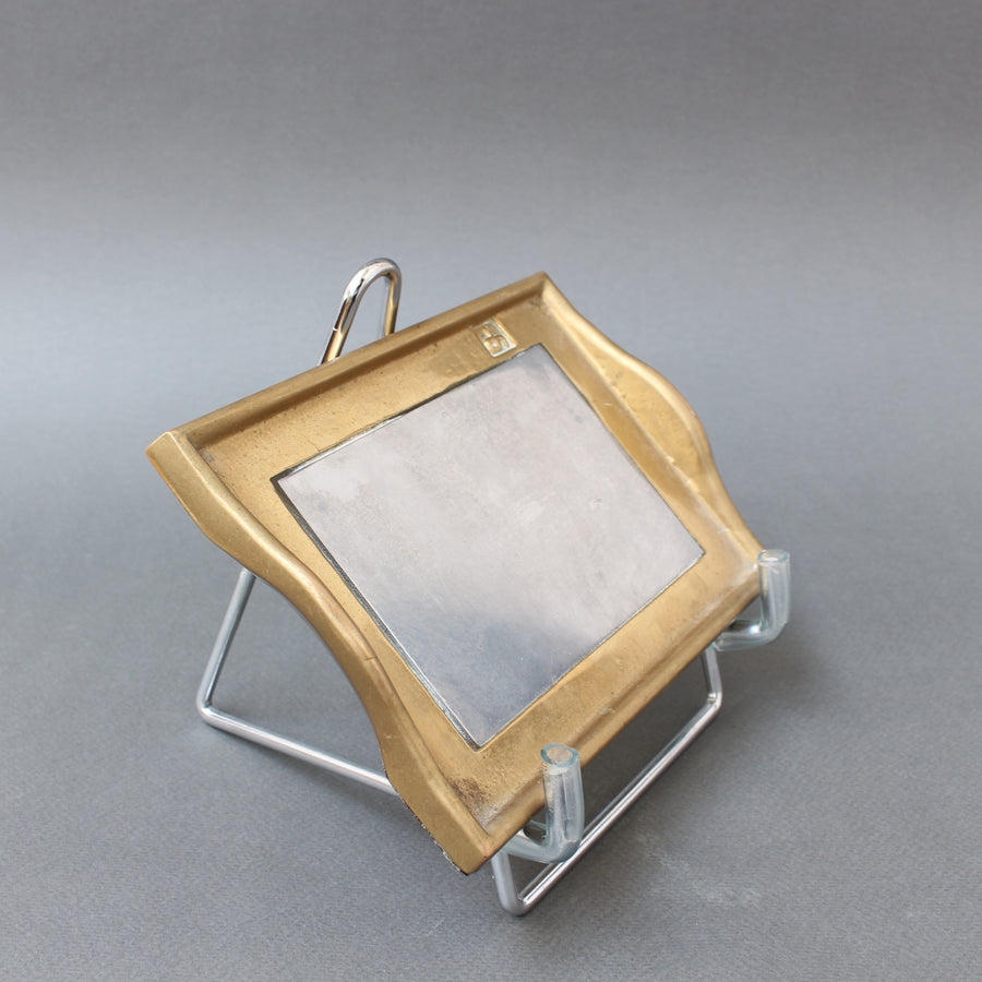 Vintage Aluminium and Brass Tray by David Marshall (circa 1980s) - Small