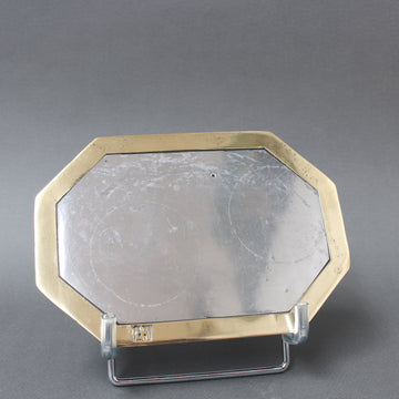 Aluminium and Brass Octagonal Tray by David Marshall (circa 1980s) - Small