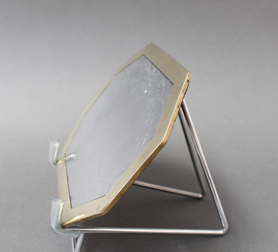 Aluminium and Brass Octagonal Tray by David Marshall (circa 1980s) - Small