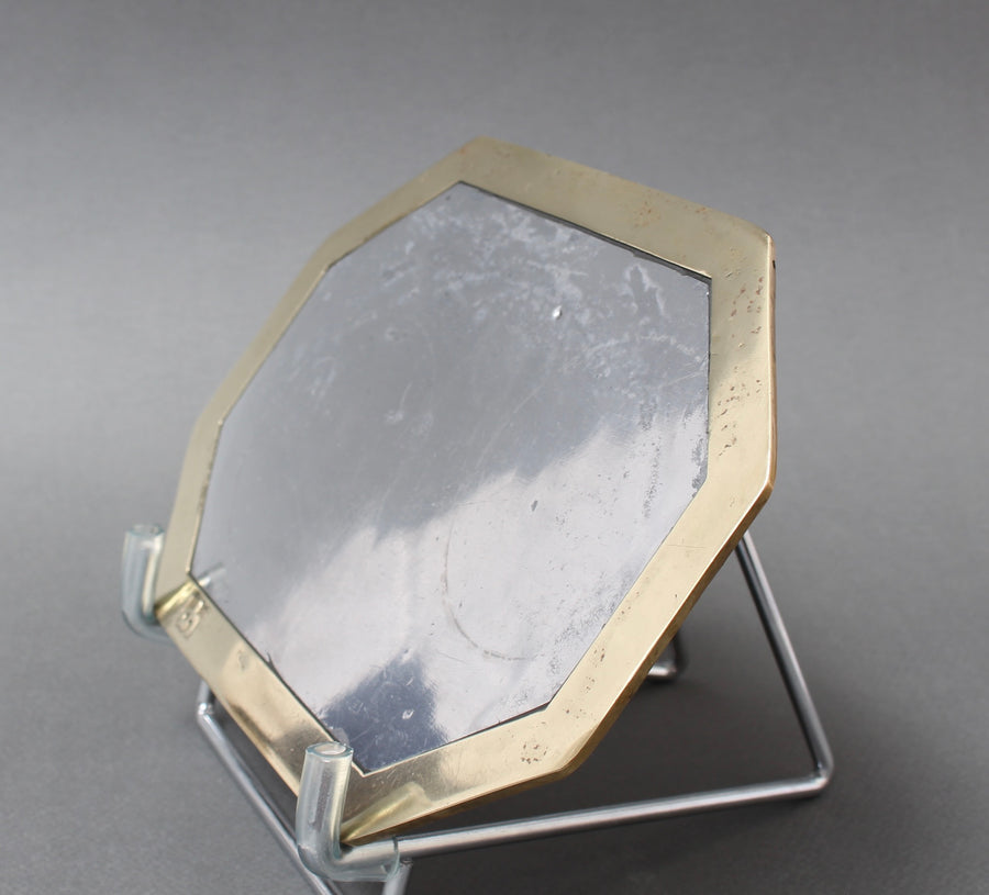 Aluminium and Brass Octagonal Tray by David Marshall (circa 1980s) - Small