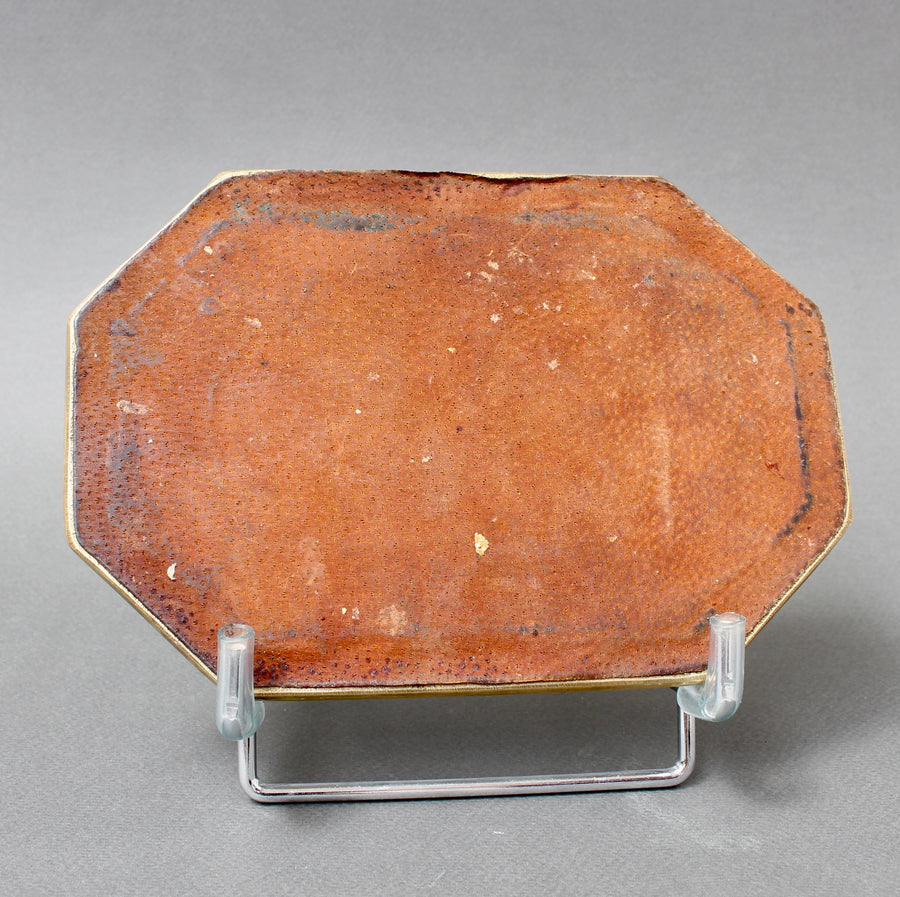 Aluminium and Brass Octagonal Tray by David Marshall (circa 1980s) - Small