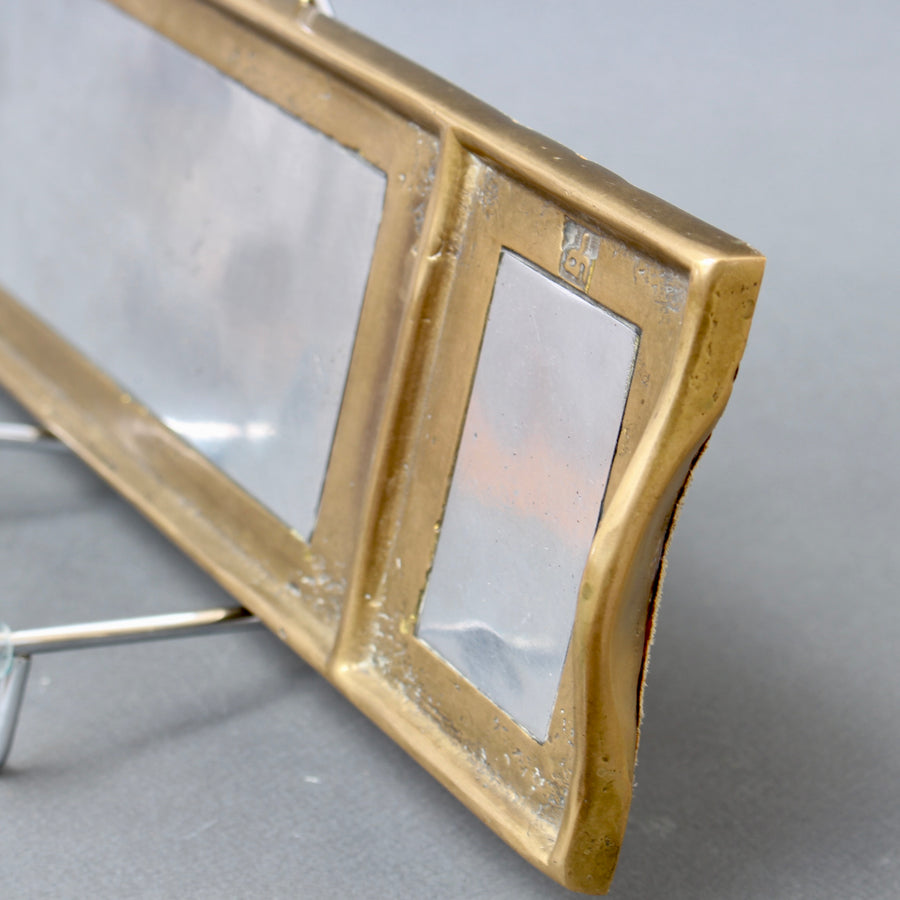 Vintage Aluminium and Brass Tray by David Marshall (circa 1980s)