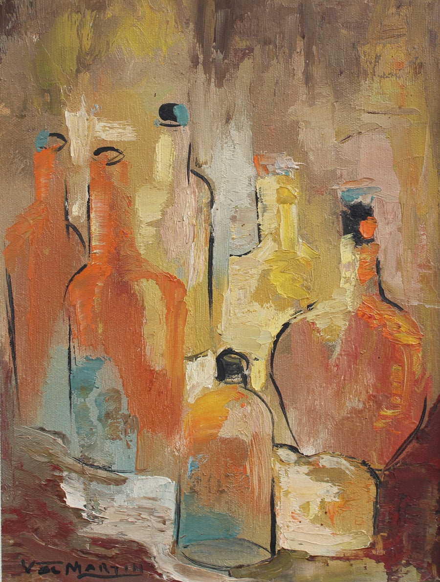 'Bottled Memories' by Val Martin, French School (circa 1960s)