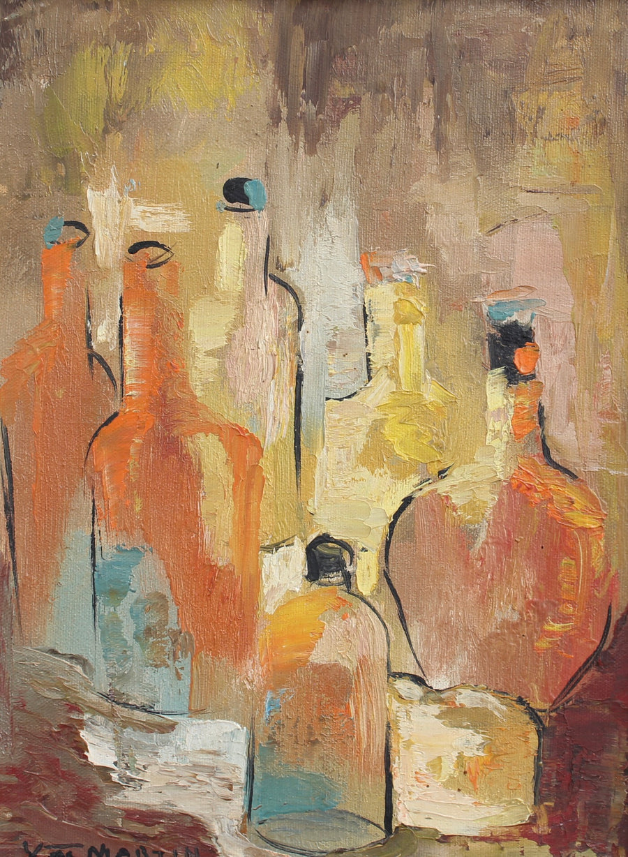 'Bottled Memories' by Val Martin, French School (circa 1960s)